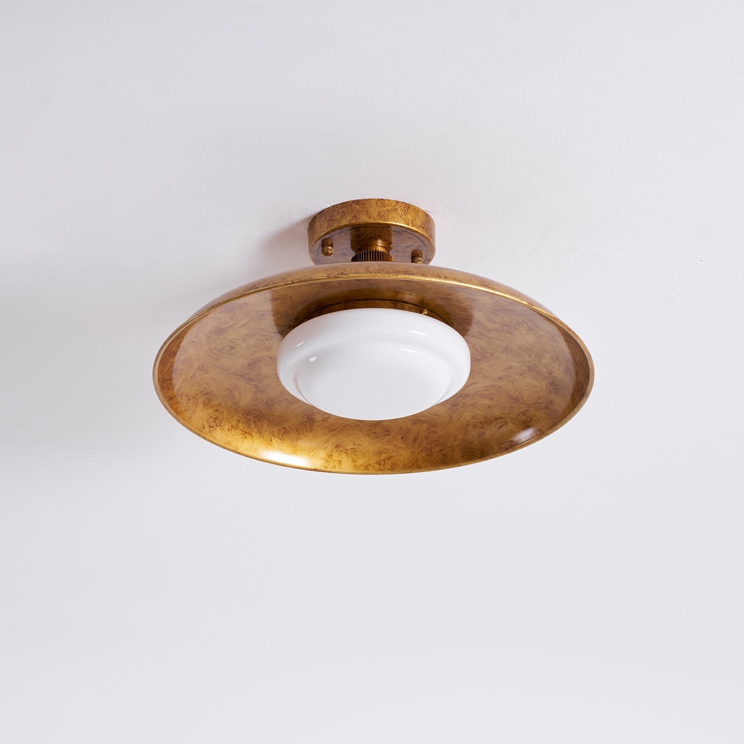 Plafondlamp met plat paneel in potdekselstijl HL3250