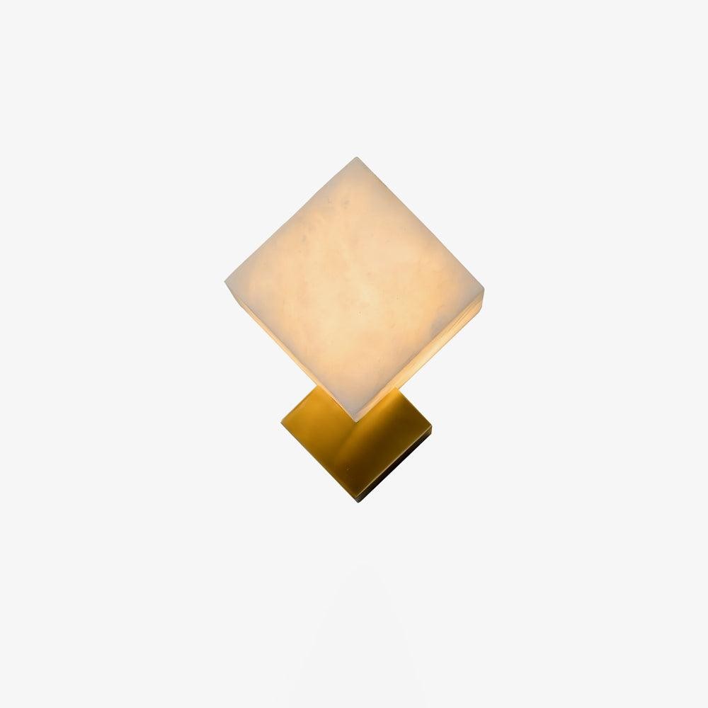 Blokvormige alabaster wandlamp HL2940
