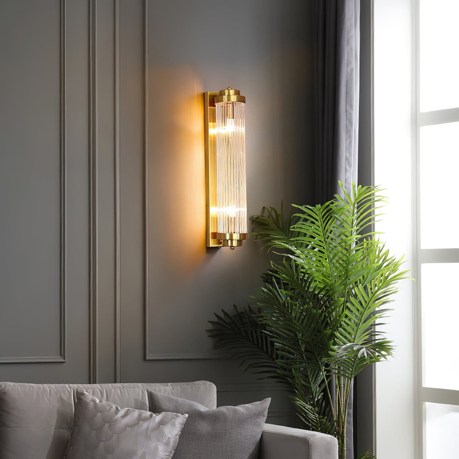 Pilaar Offset Wandlamp HL1789