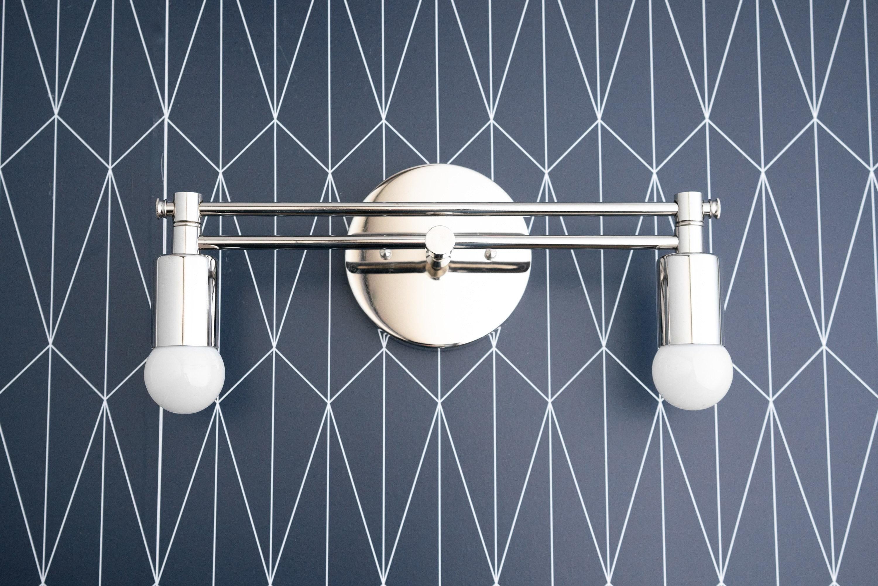 Mobilux Line moderne wastafellamp - badkamerwandarmatuur in art-decostijl HL1716