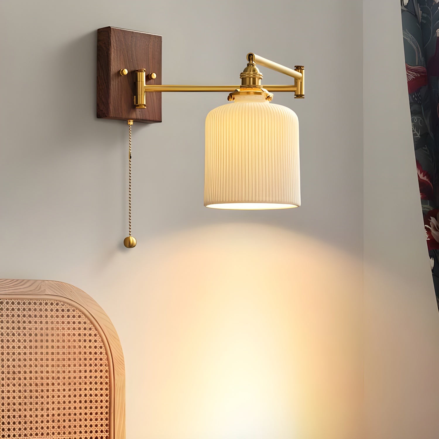 Keramische geometrie wandlamp HL499