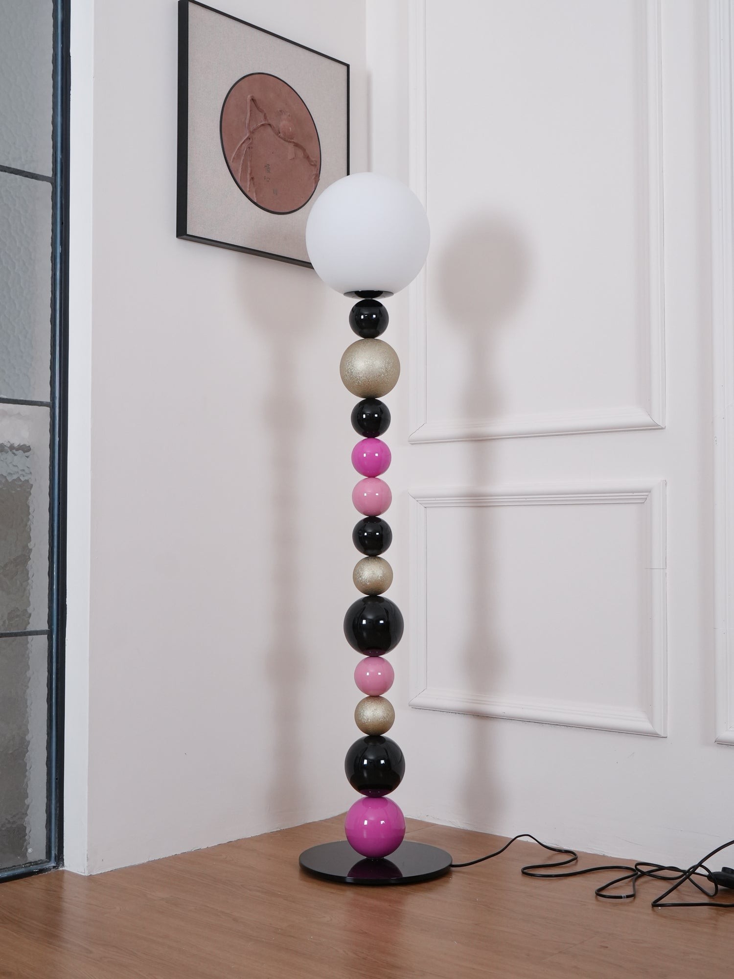 Moderne kalebasbal vloerlamp HL722
