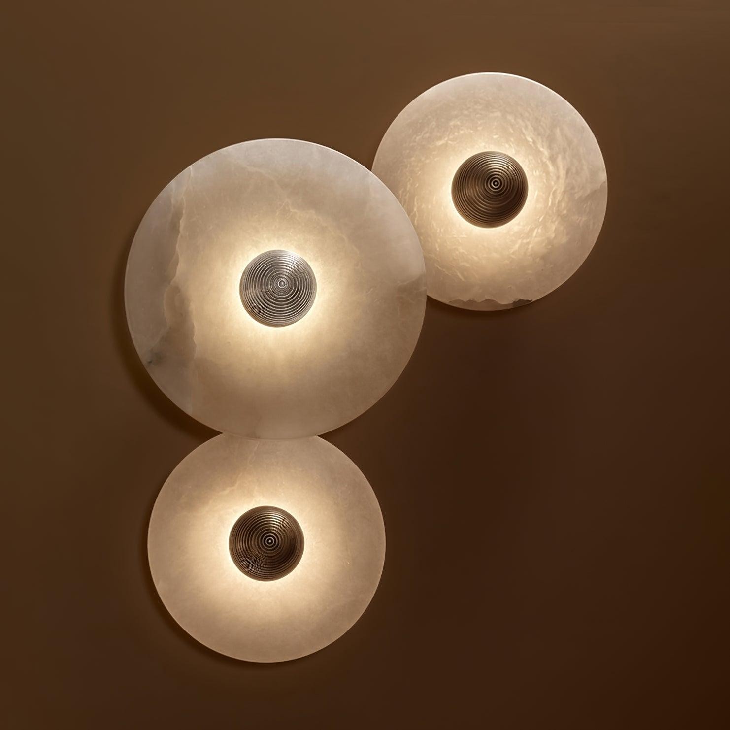 Creatieve marmeren ronde wandlamp HL717