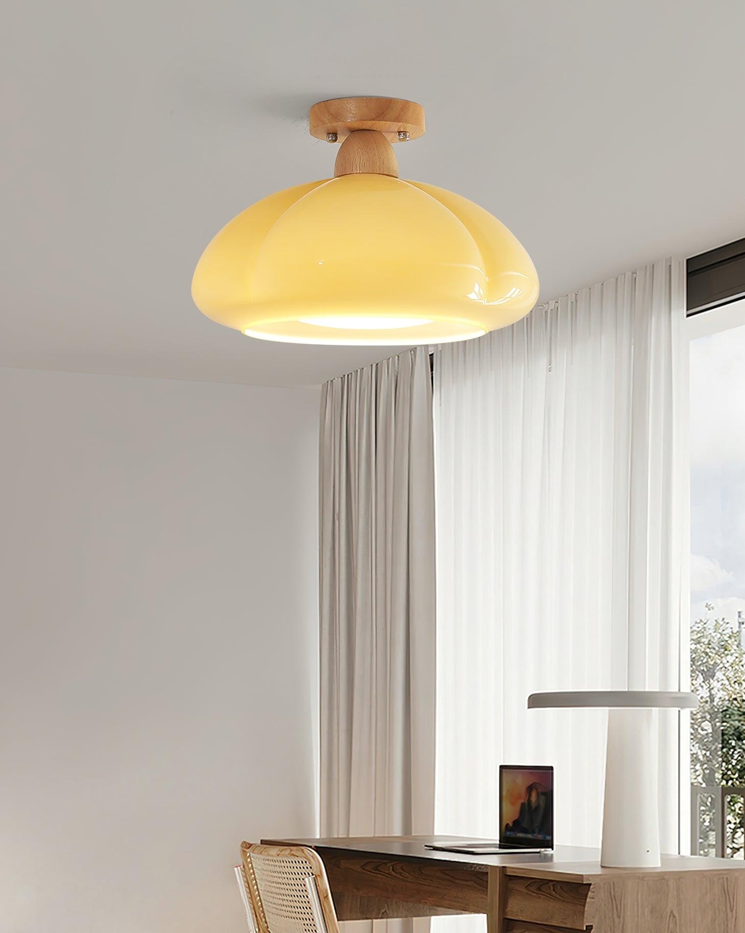 Pompoen Glazen Plafondlamp Voor Keuken HL493