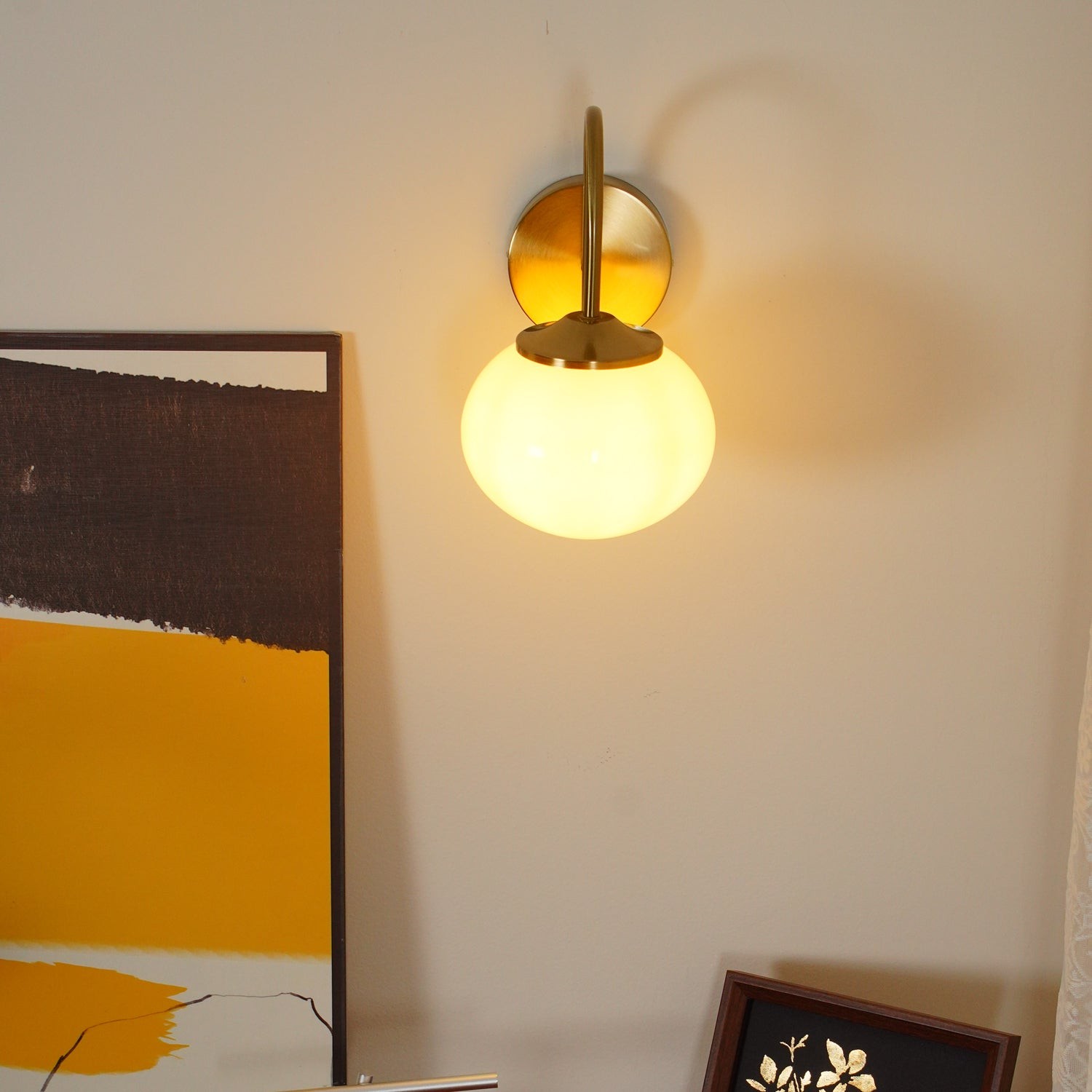 Traditionele ronde klassieke wandlamp HL598