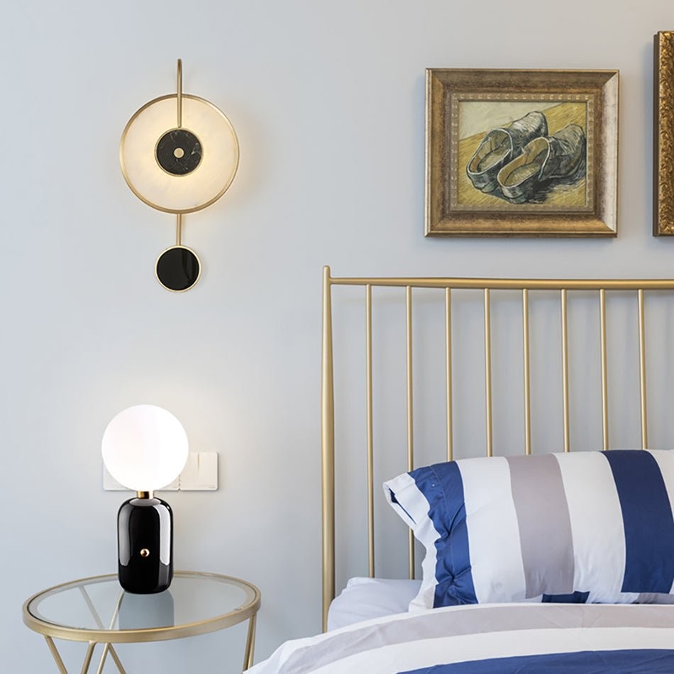 Creatieve schijf metalen wandlamp HL561