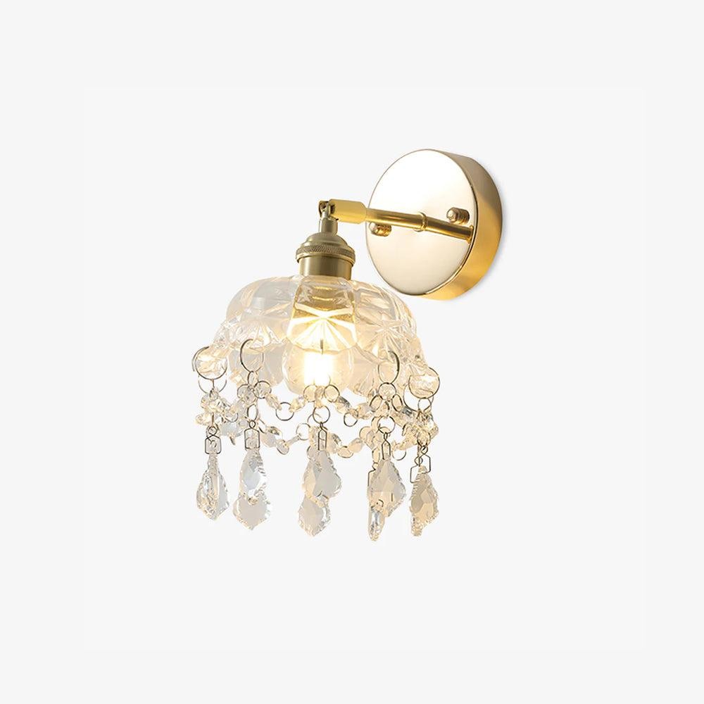 Franse Kristallen Kwast Wandlamp HL422