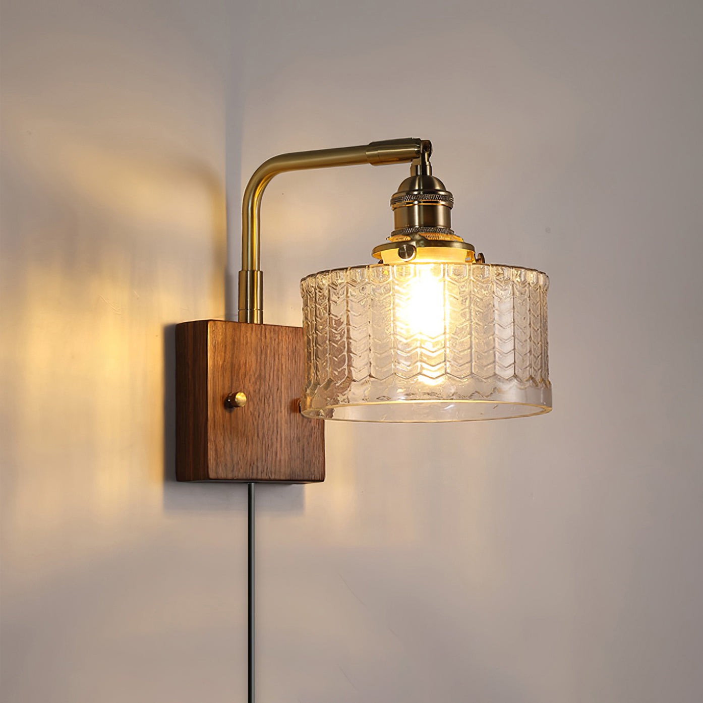 Vintage Plug In Wandlamp voor Slaapkamer HL507