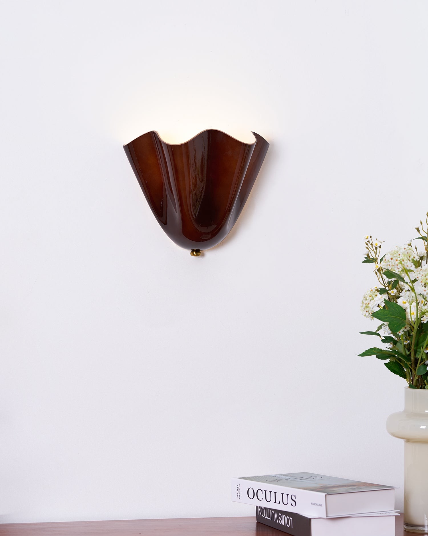 Bellina moderne wandlamp - Artisanaal glas Vera lamp voor interieurdecoratie HL1643