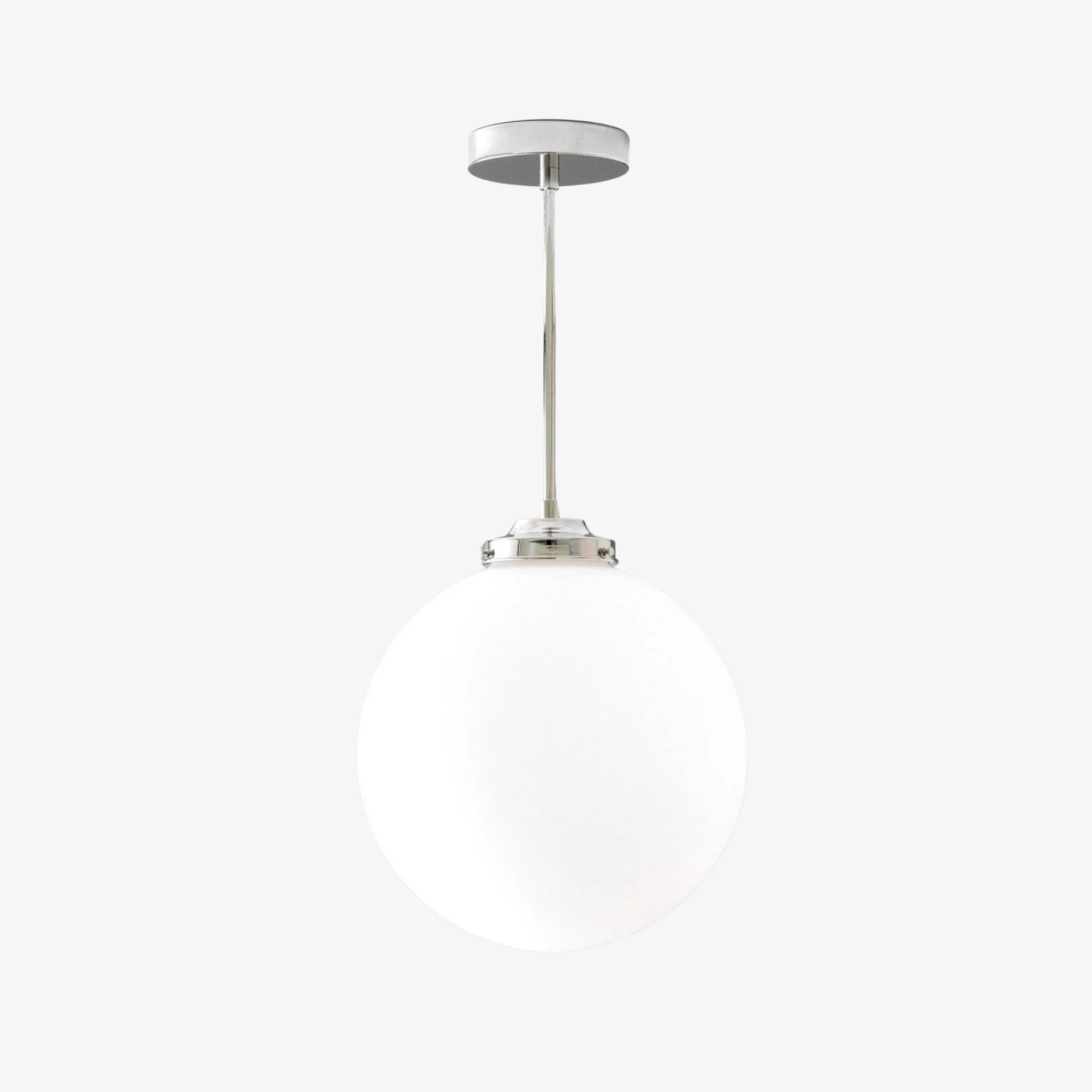 Glorica Glass 12 inch bolvormige plafondlamp - Art Deco hanglamp van matglas en plafondlamp HL1724