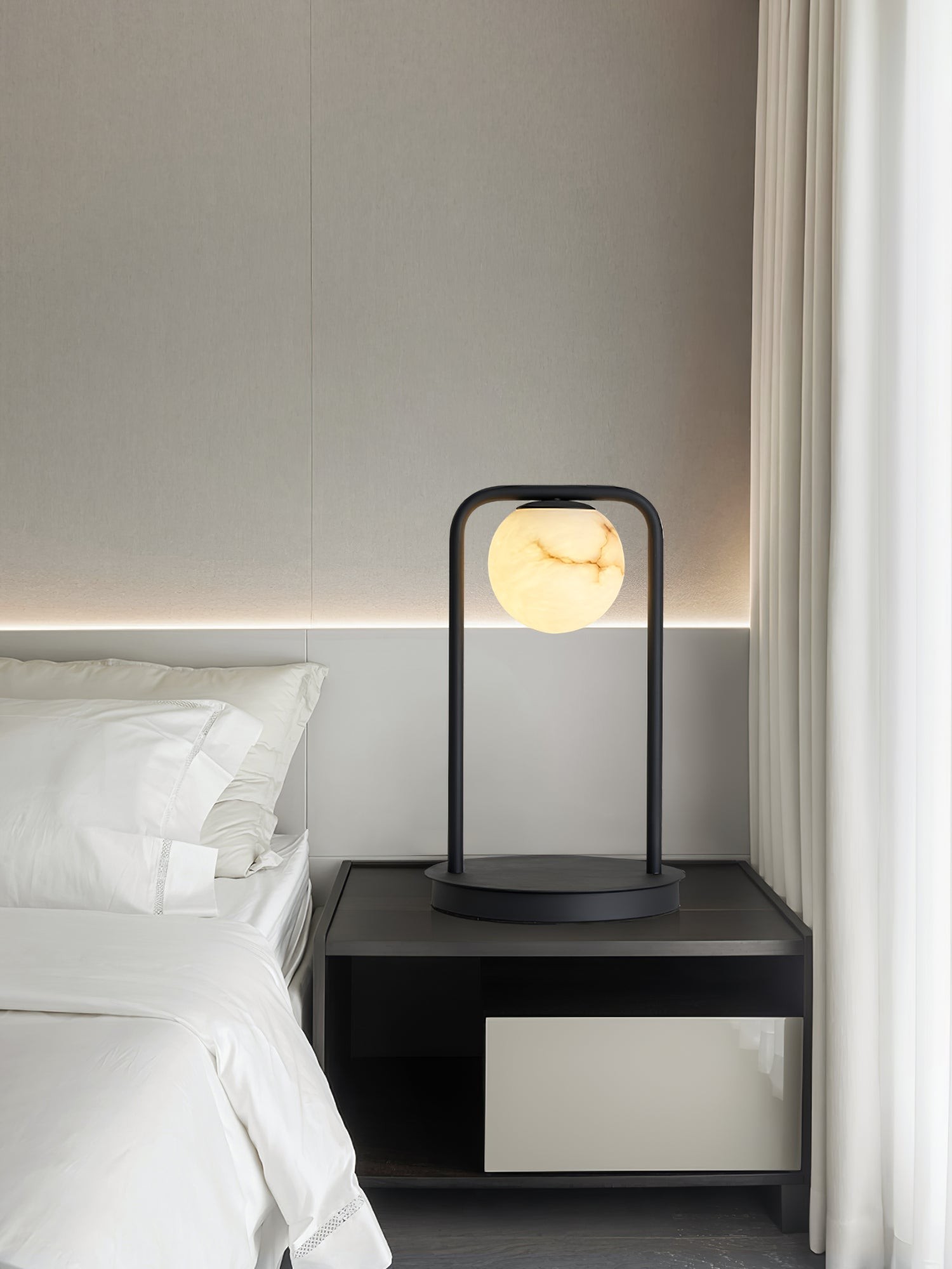 Tribeca Alabaster Tafellamp HL3010