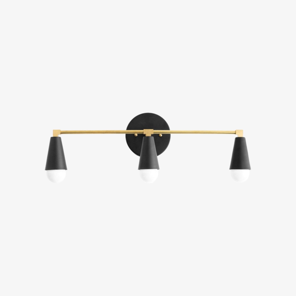 Pyralis Cone 3-lichts wastafellamp - moderne wandlamp HL1663