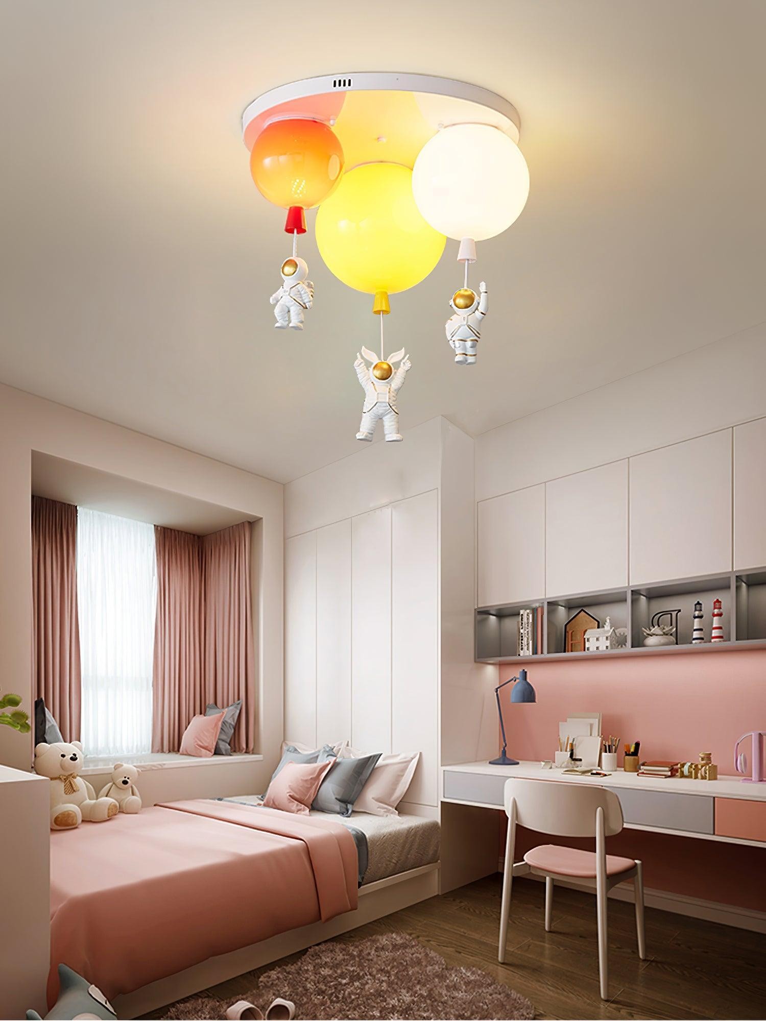 Astronaut Glanzende Ballon Plafondlamp HL361