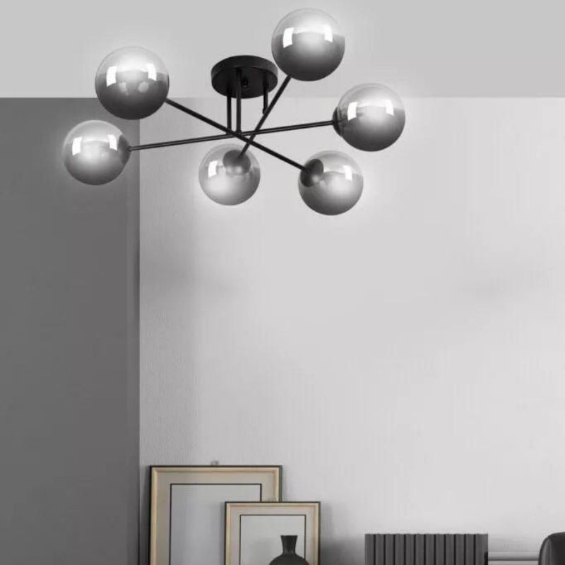 Brendi 6B Glazen Bol Plafondlamp