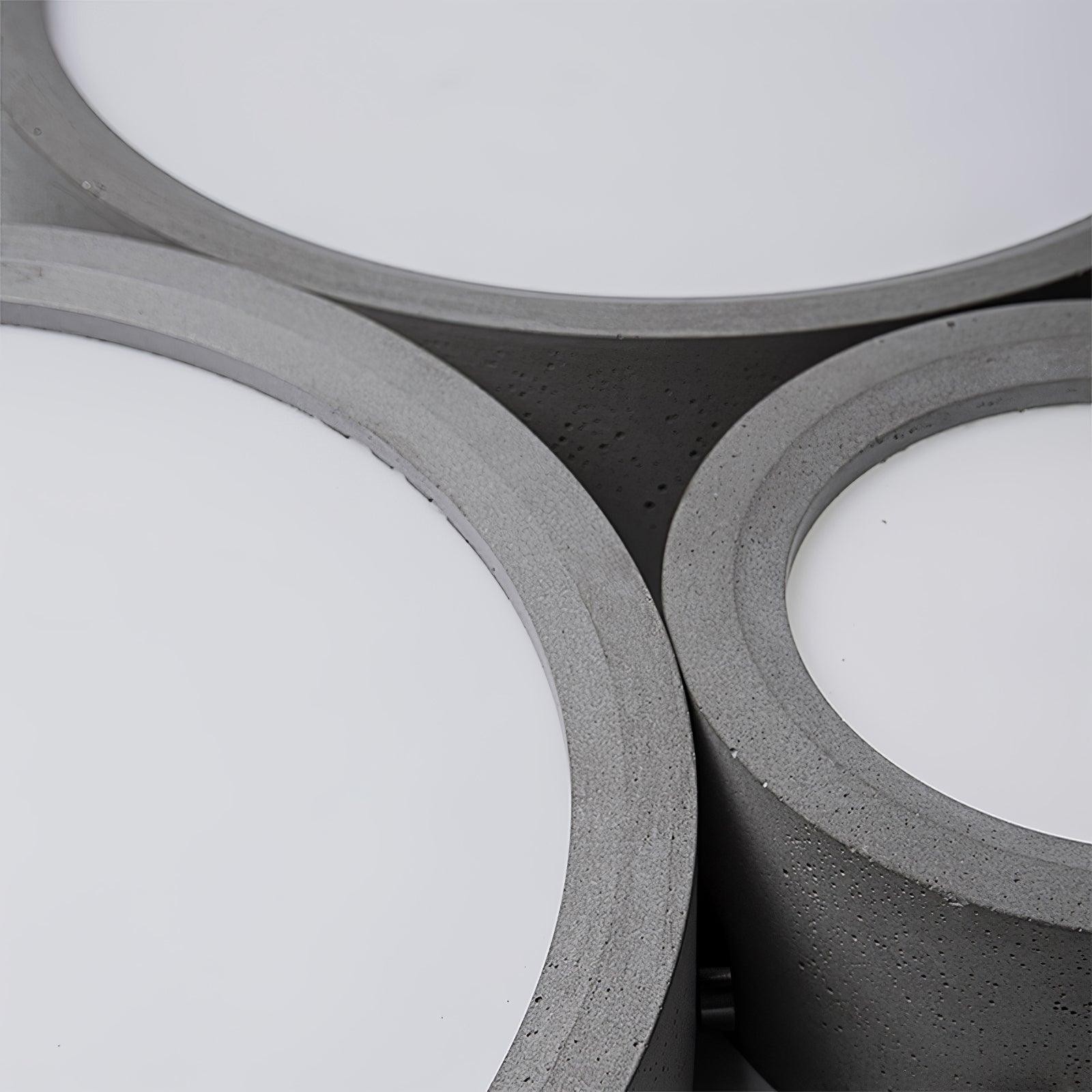 Minimalistische betonnen plafondlamp HL483