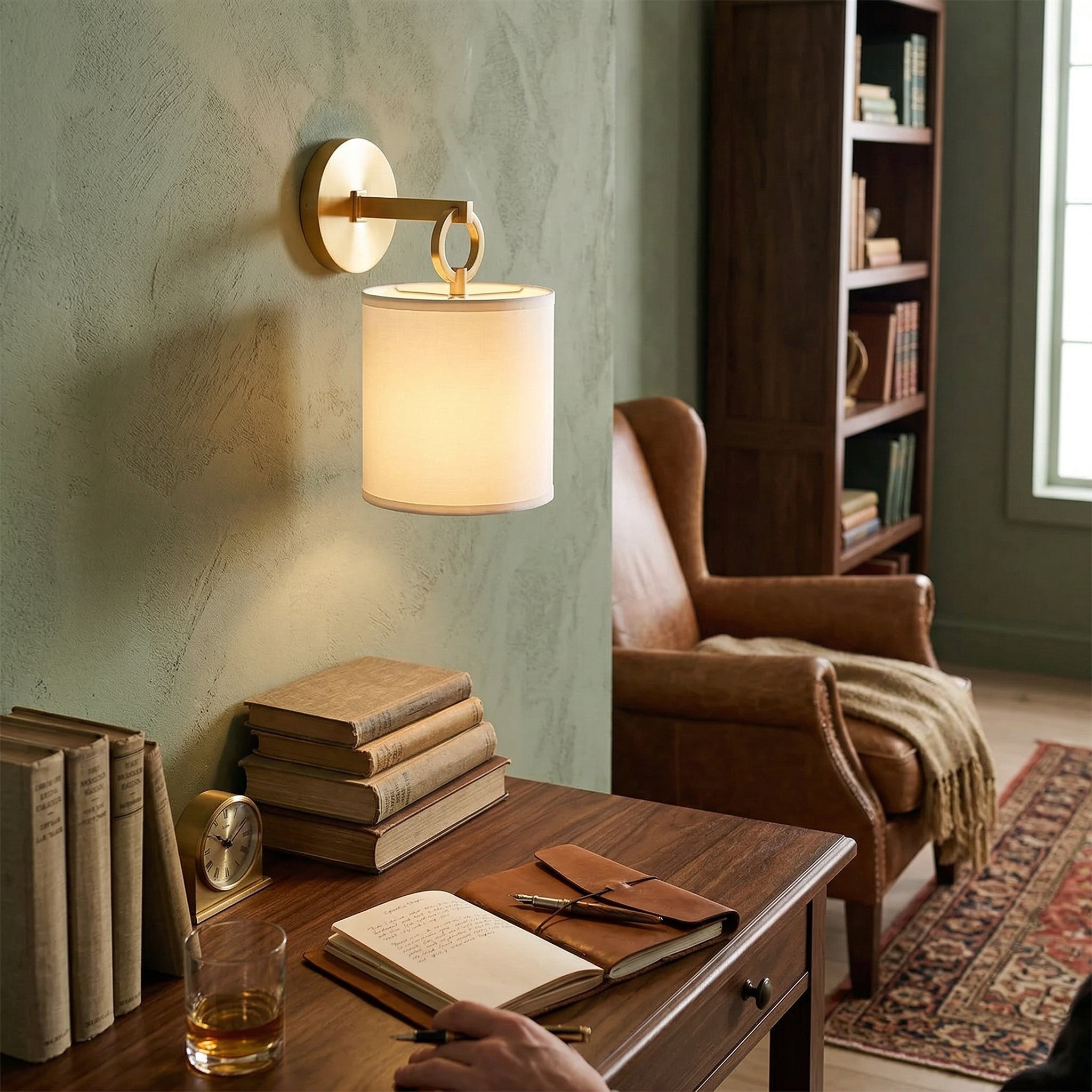 Volledige ronde wandlamp HL3169