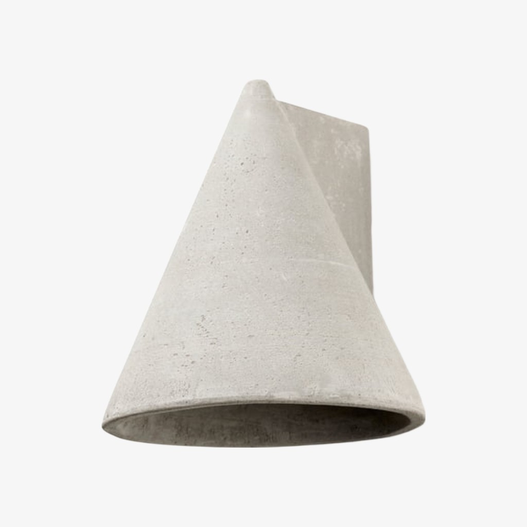 Concrellia taps toelopende betonnen wandlamp - moderne artistieke wandlamp voor de slaapkamer HL2468