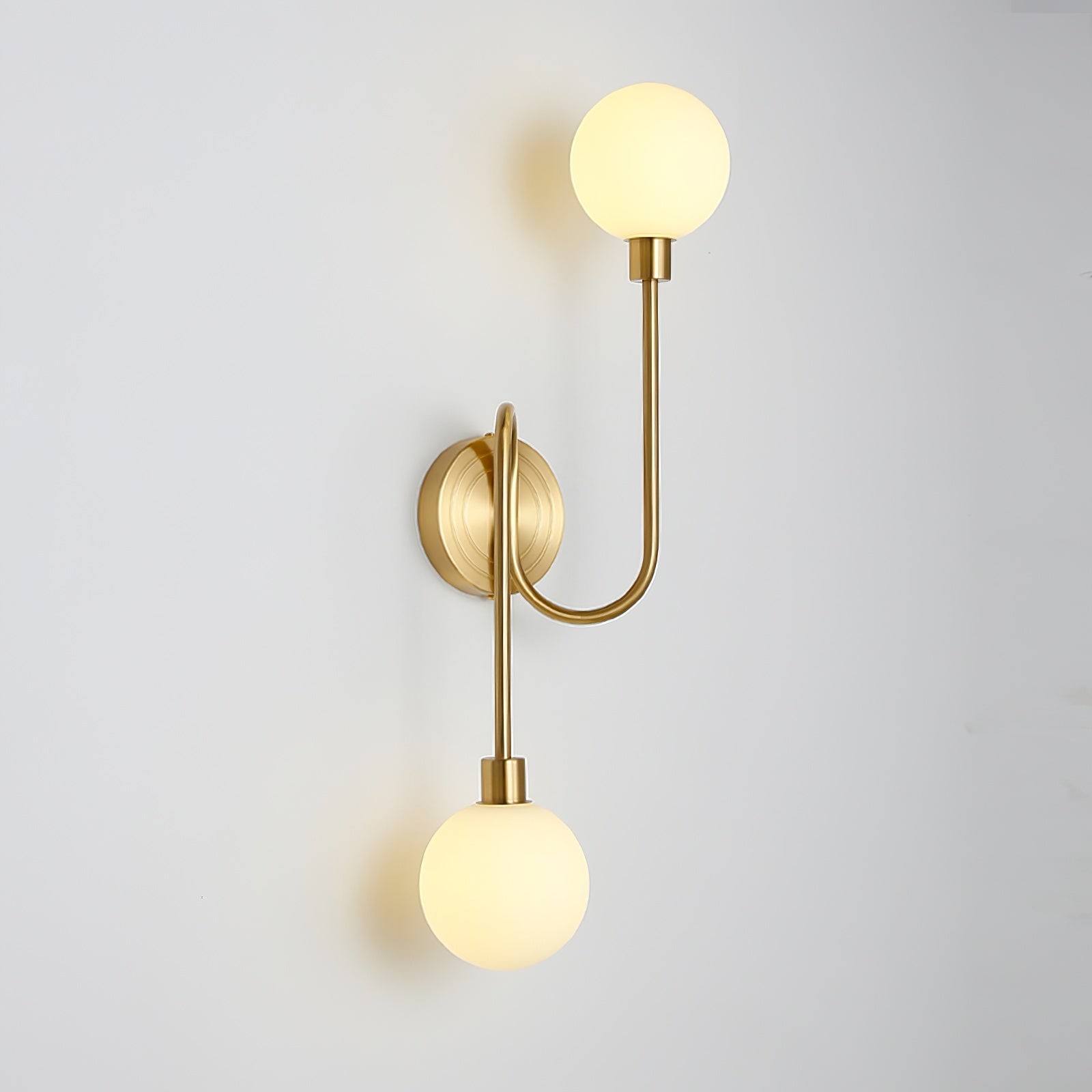 Holten messing wandlamp met arm HL2962