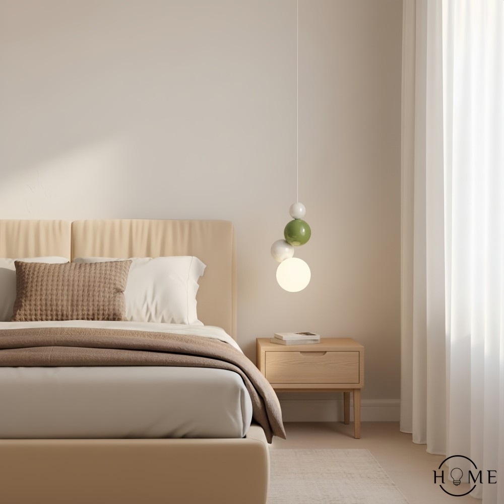 Nordic stijl bolvormige veelkleurige hanglamp HL933