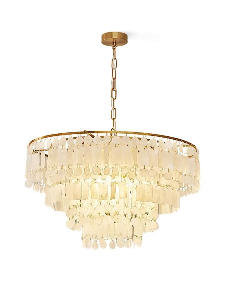 Moderne luxe meerlaagse schelpkroonluchter HL1115