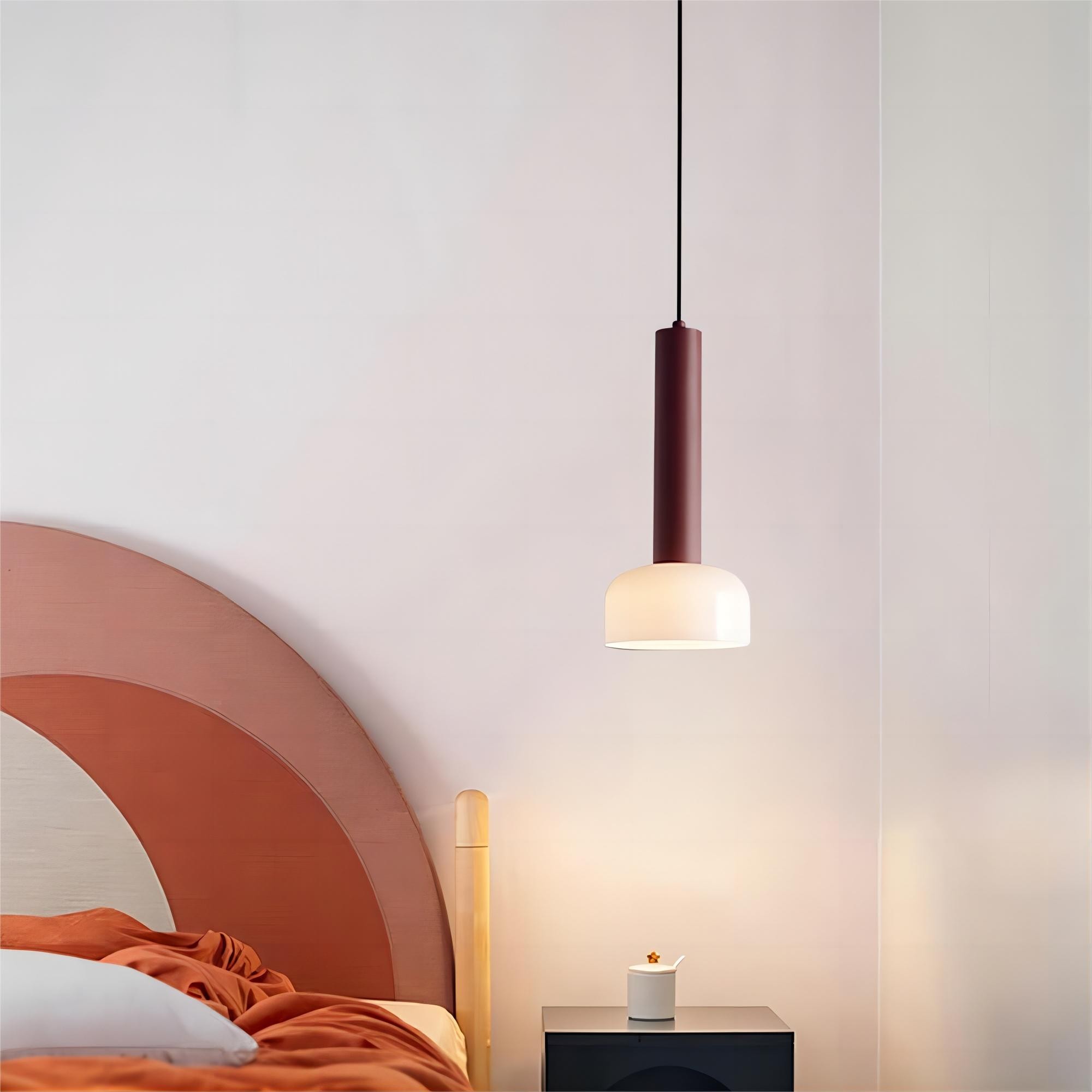 Eigentijdse Design Italiaanse Glazen Cilinder Hanglamp HL92