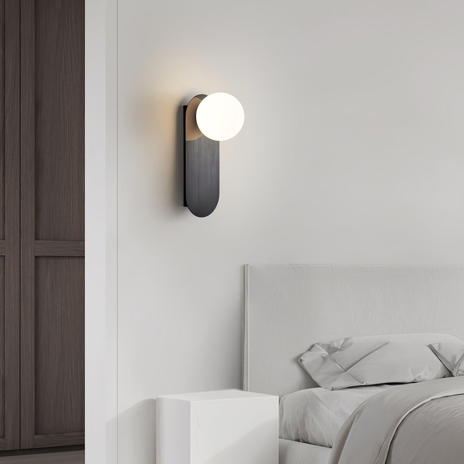 Moderne glazen wandlamp HL435