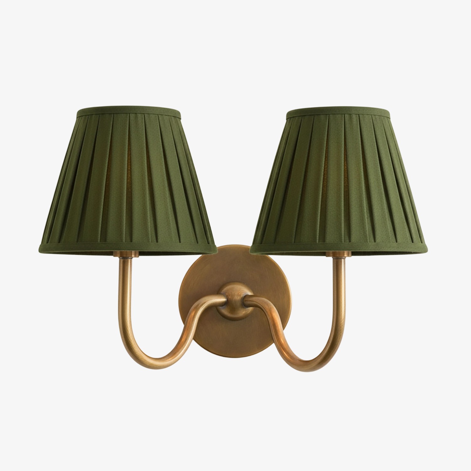 Luvora Vintage Wandlamp met Linnen Kap - Moderne Metalen Wandverlichting HL1594