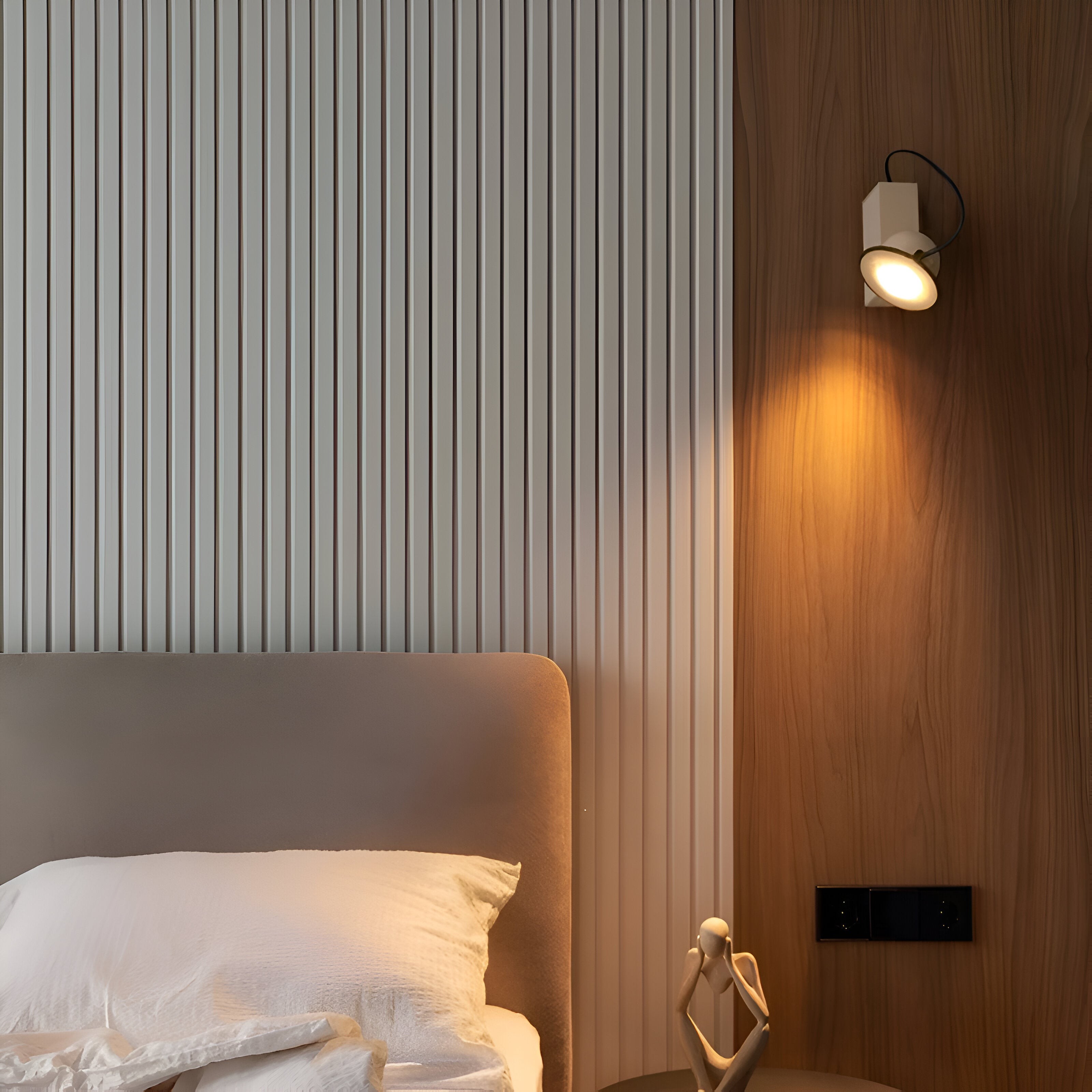 Retro-stijl minibox magnetische wandlamp HL1310