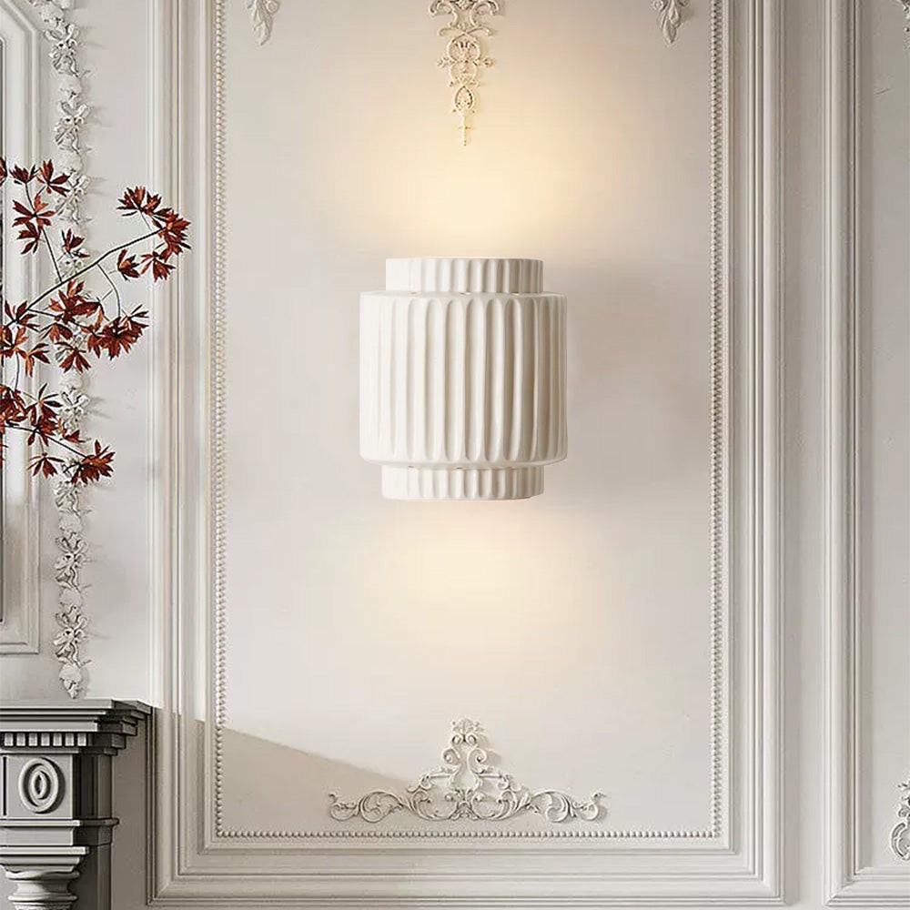 Cilinder hars semi inbouw wandlamp HL226