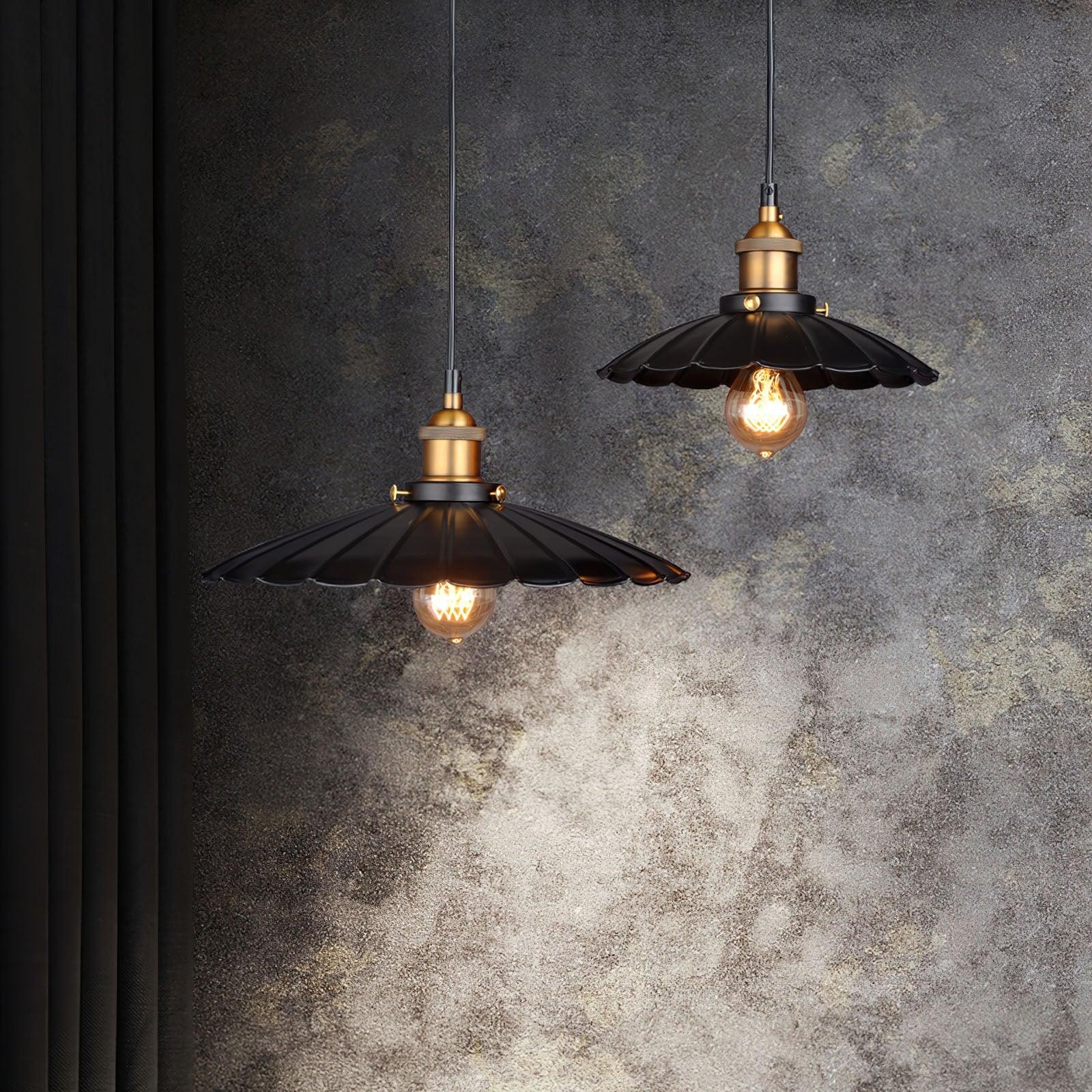 Hanglamp met zwarte rok HL2912