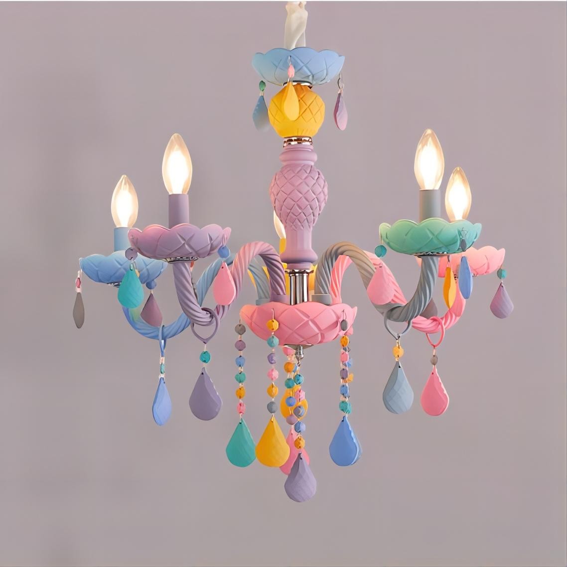 Macaron Kroonluchter Voor de Babykamer