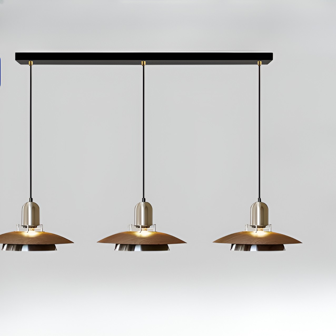 Retro middeleeuwse metalen vliegende schotel hanglamp HL1239