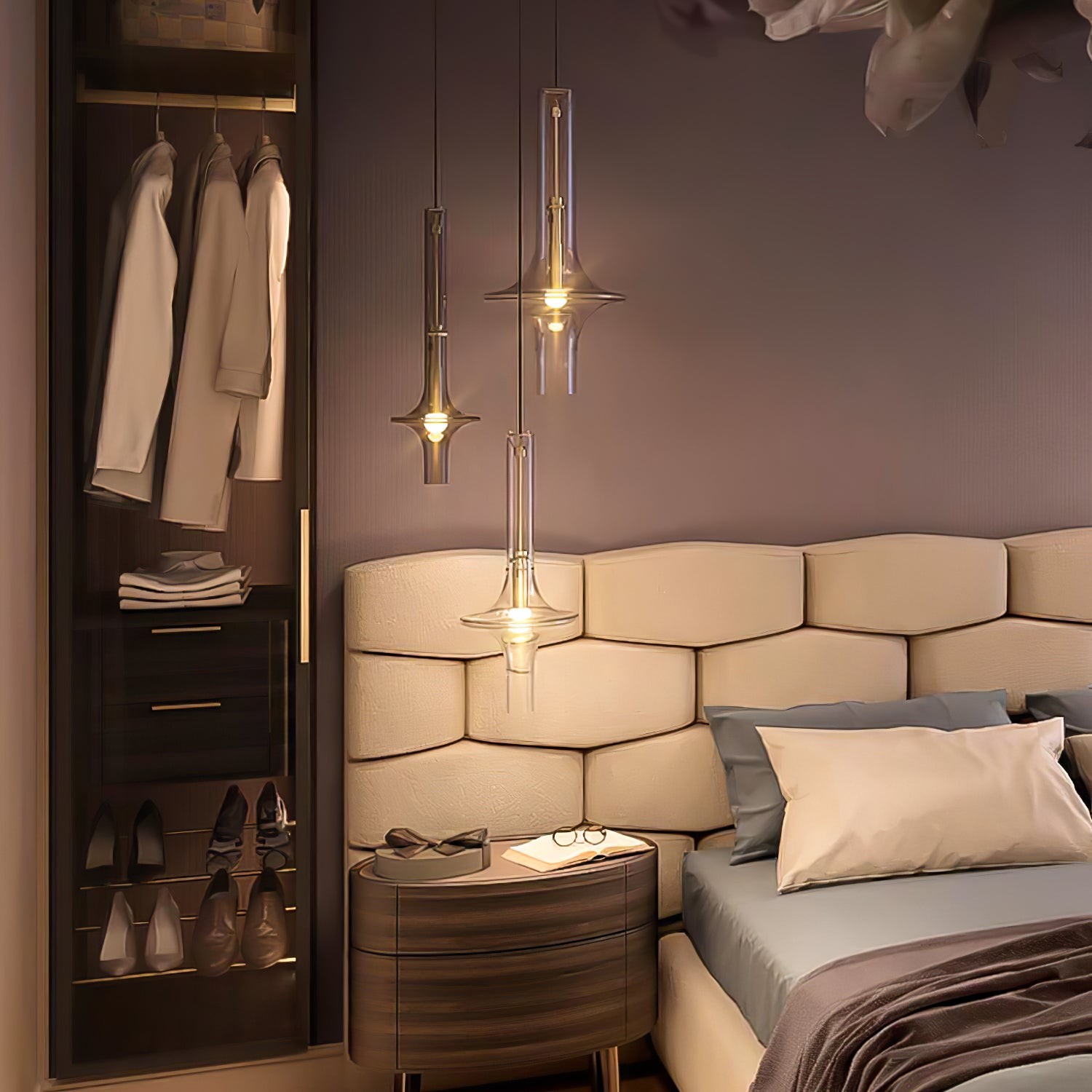 Moderne creatieve glazen buis hanglamp HL827