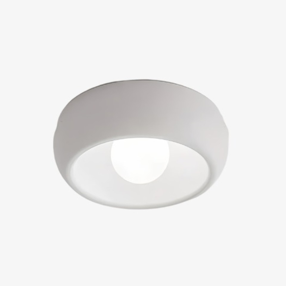 Aurelox ronde plafondlamp met vlakke montage, strak geometrisch ontwerp - moderne binnenverlichting HL2483