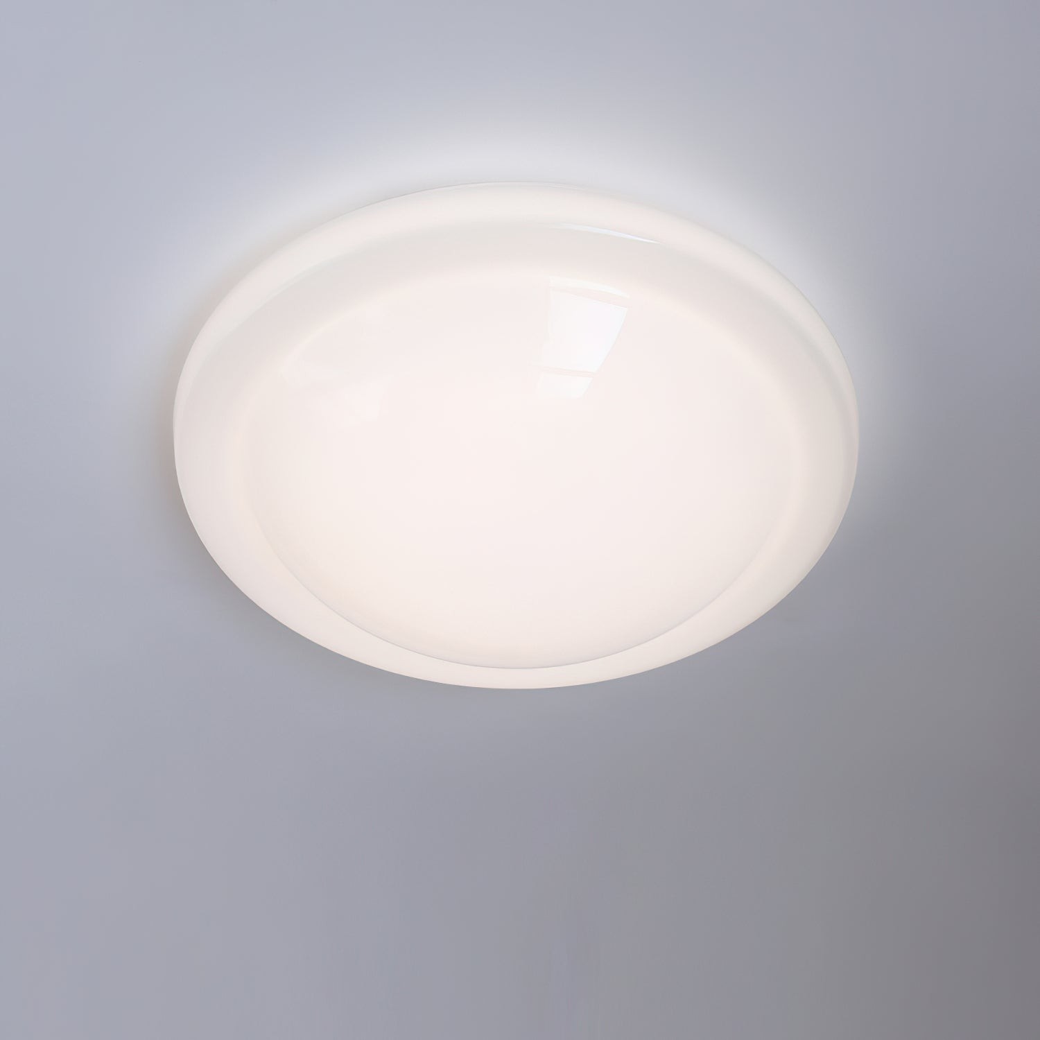 Moderne minimalistische witte glazen led plafondlamp HL416