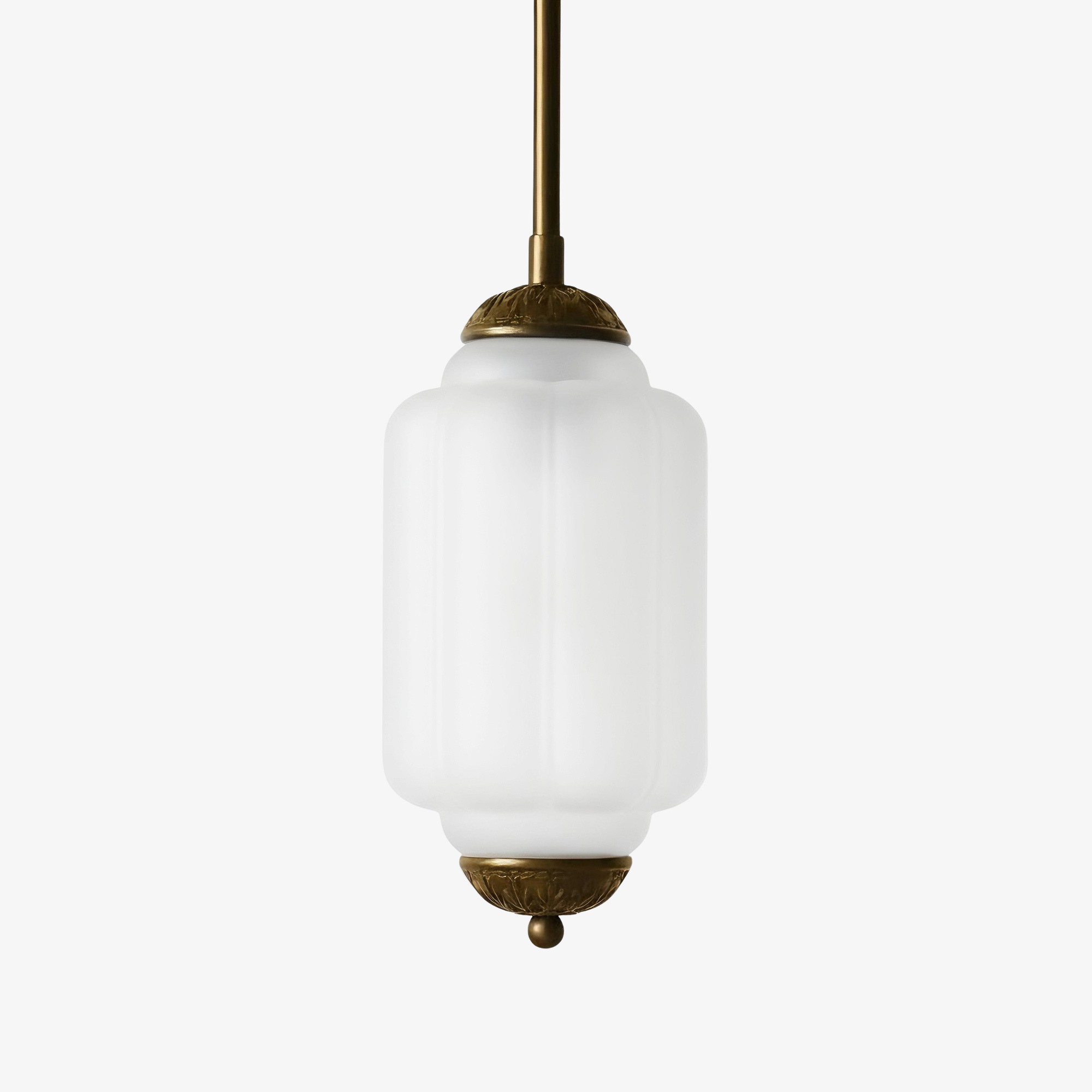 Eloise Vintage Glazen Kroonluchter - Melkglas Home Accent HL1651