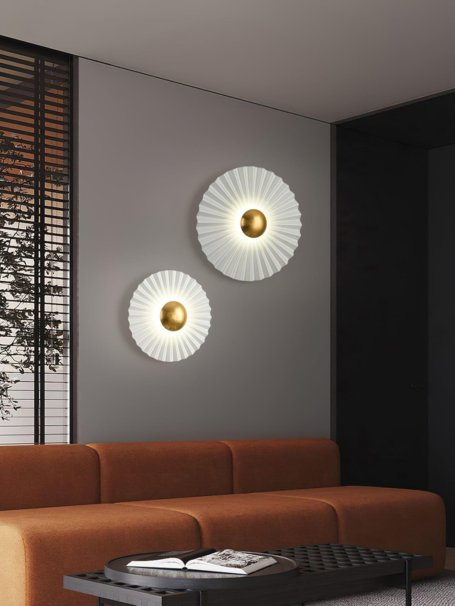 Moderne creatieve wandlamp met schelpmotief HL887
