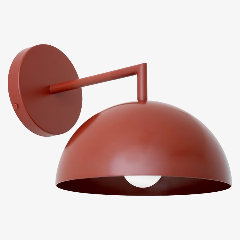 Metio Dome Minimalistische Koepellamp - Stijlvolle Kleurrijke Wandlamp HL1739