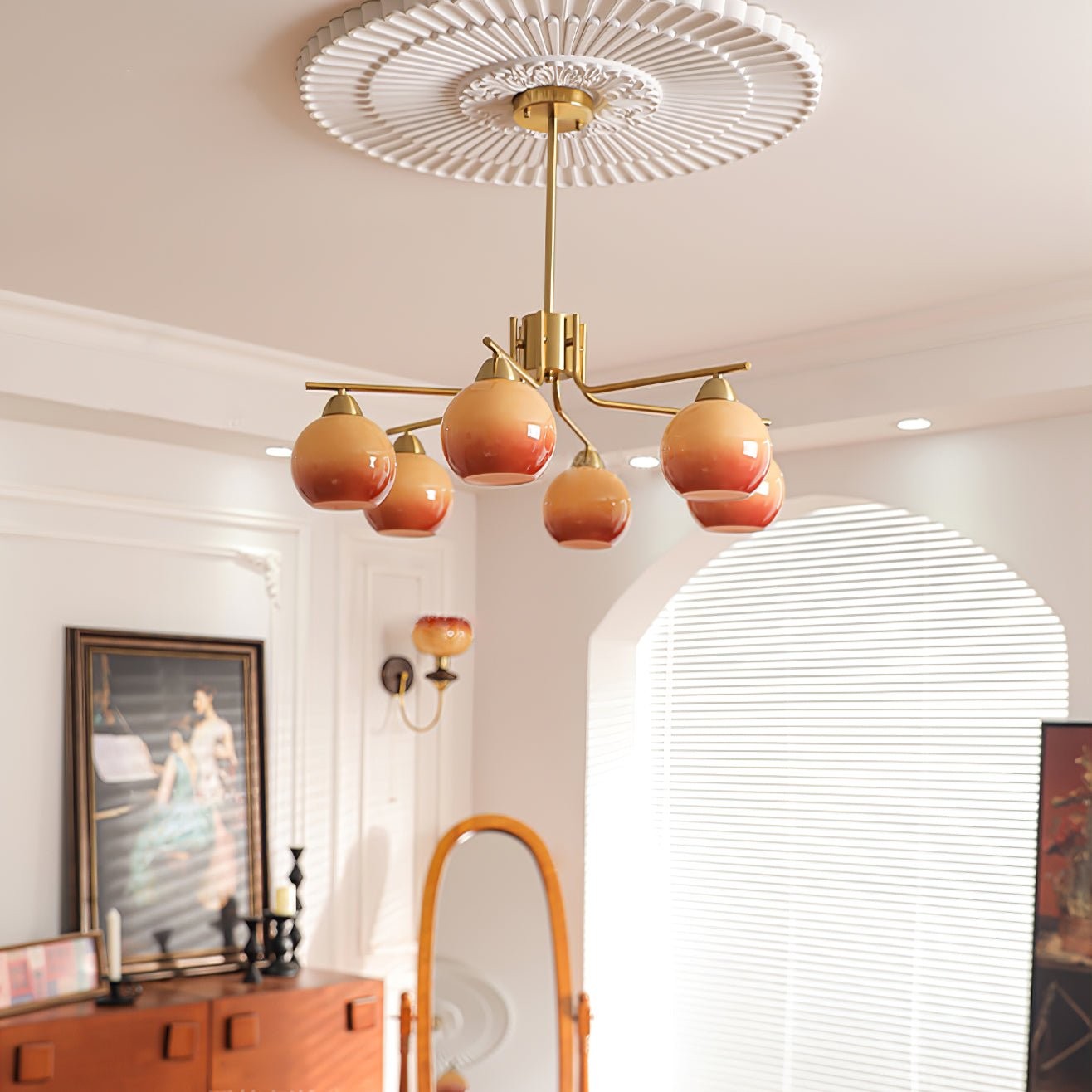 Creatieve Karamel Bolvormige Hanglamp HL410