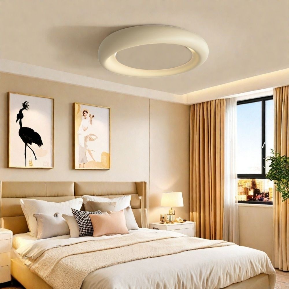 Center Offset Concentric Circle Acryl Plafondlamp HL821