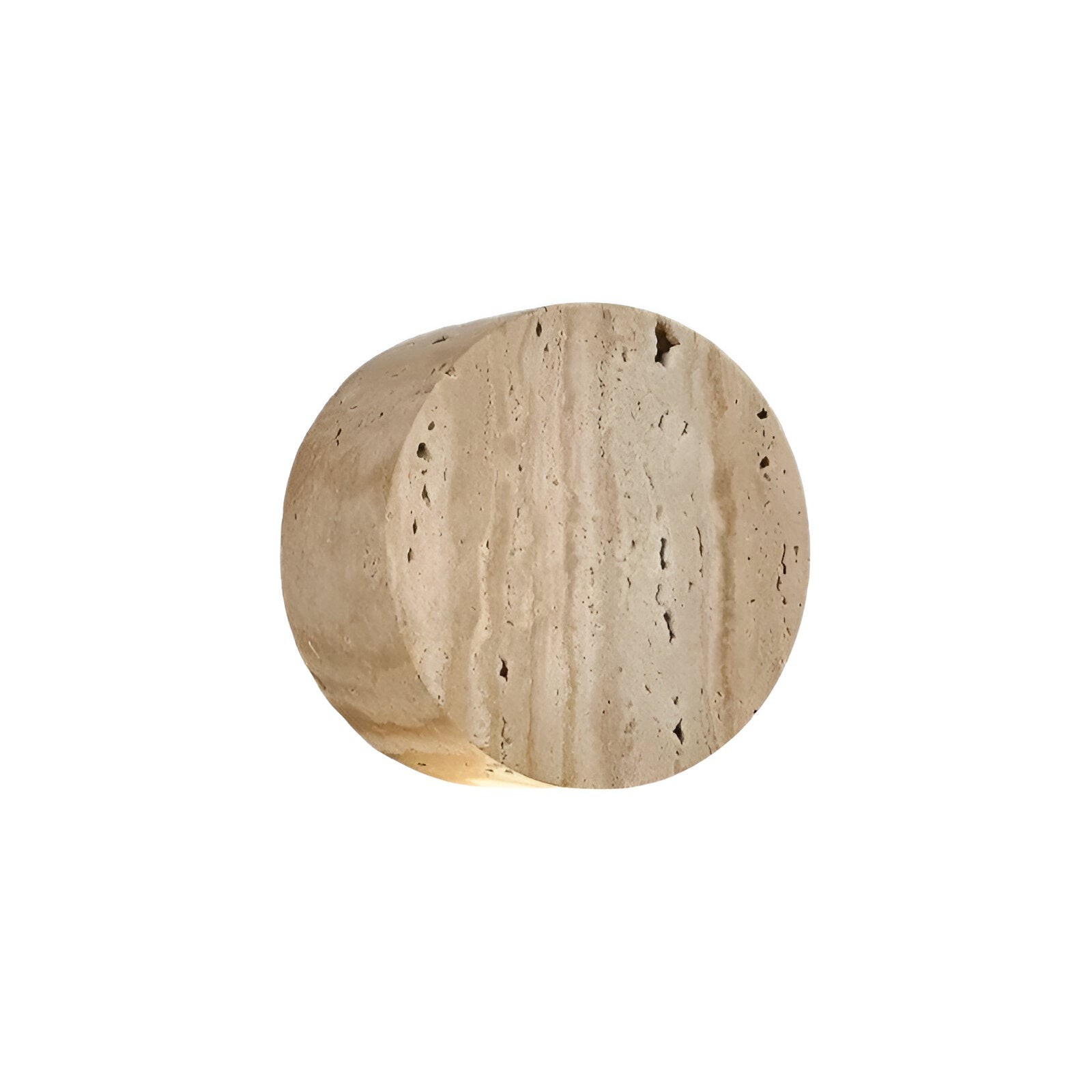 Japanse Wabi Sabi wandlamp van natuurlijk travertijnsteen HL3431