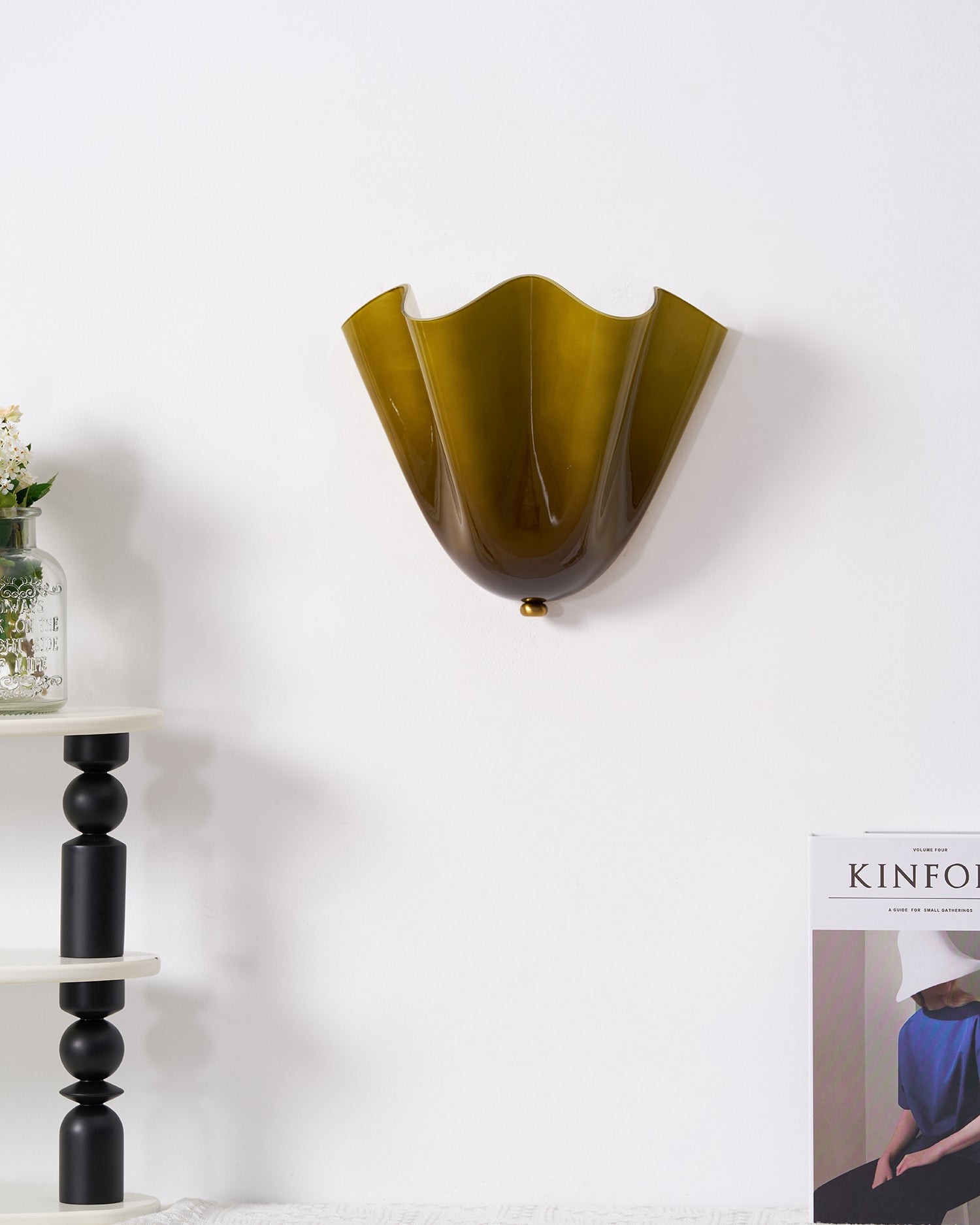 Bellina moderne wandlamp - Artisanaal glas Vera lamp voor interieurdecoratie HL1643