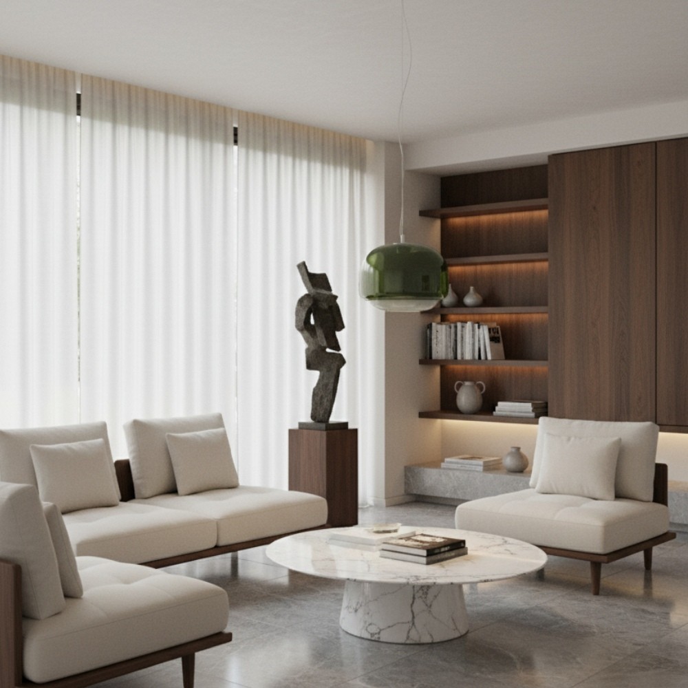 Clinco Dubbele Bolvormige Glazen Hanglamp - Moderne Kleurrijke Hanglamp voor de Slaapkamer HL1094