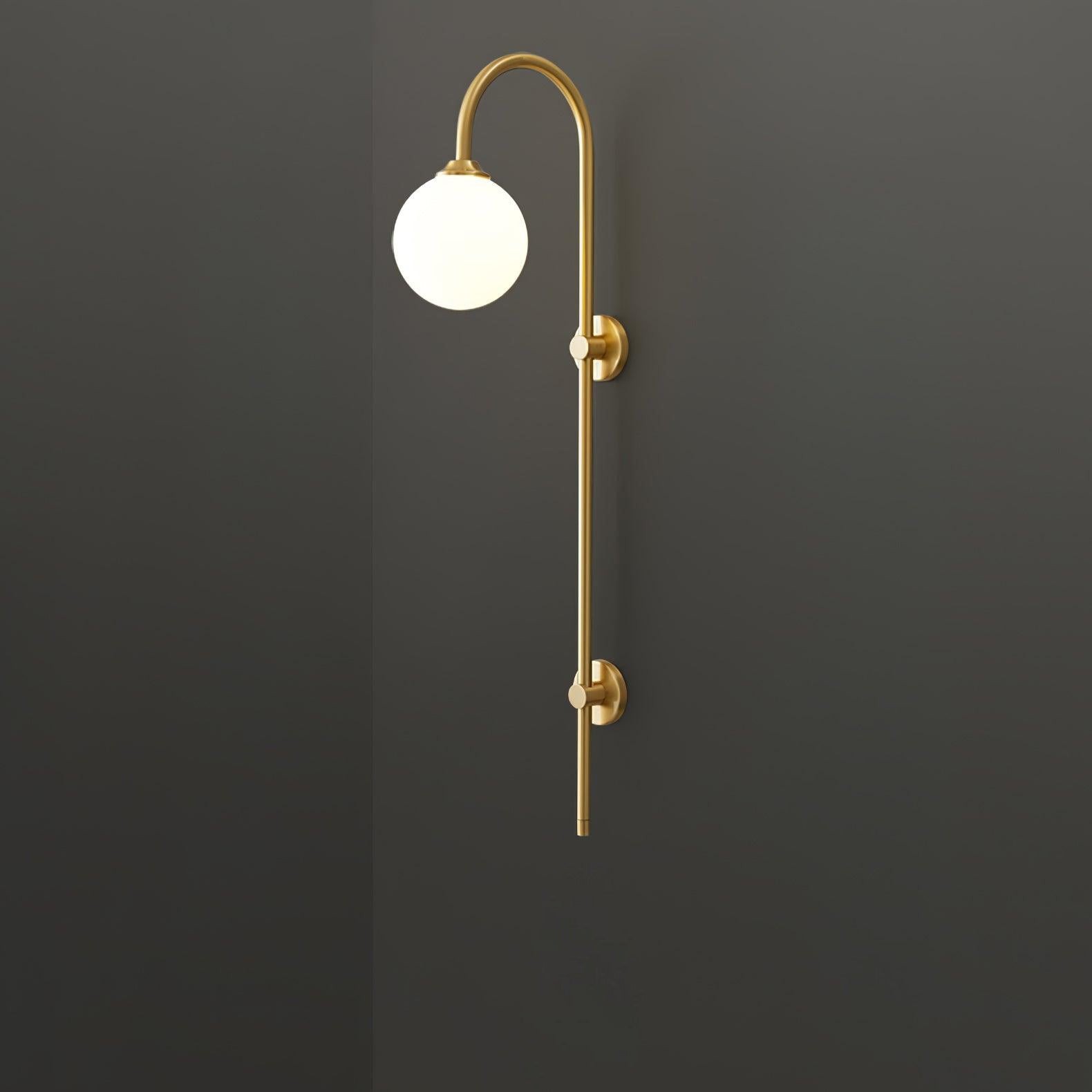 Globe Messing Wandlamp HL534