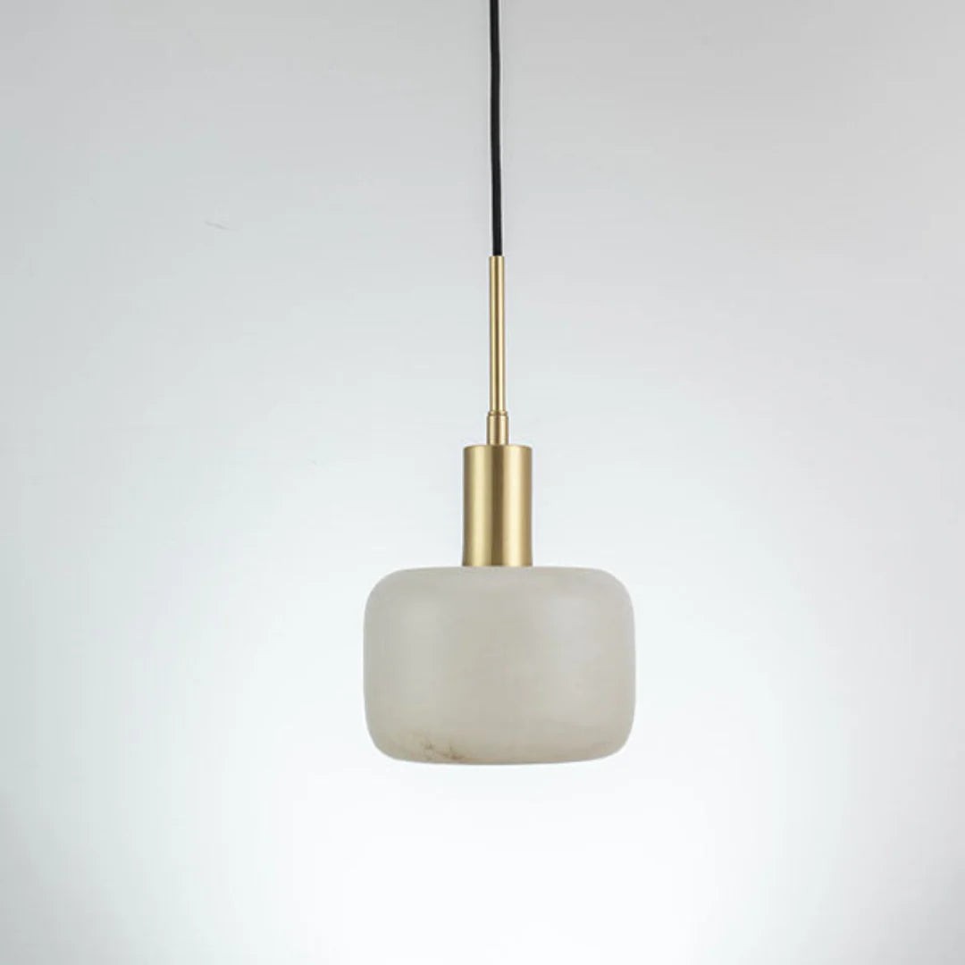 Velia Acorn Alabaster Minimalistische Hanglamp HL3497