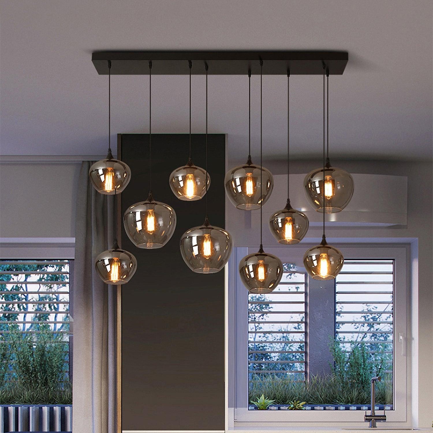 Flesvormige hanglamp HL2916