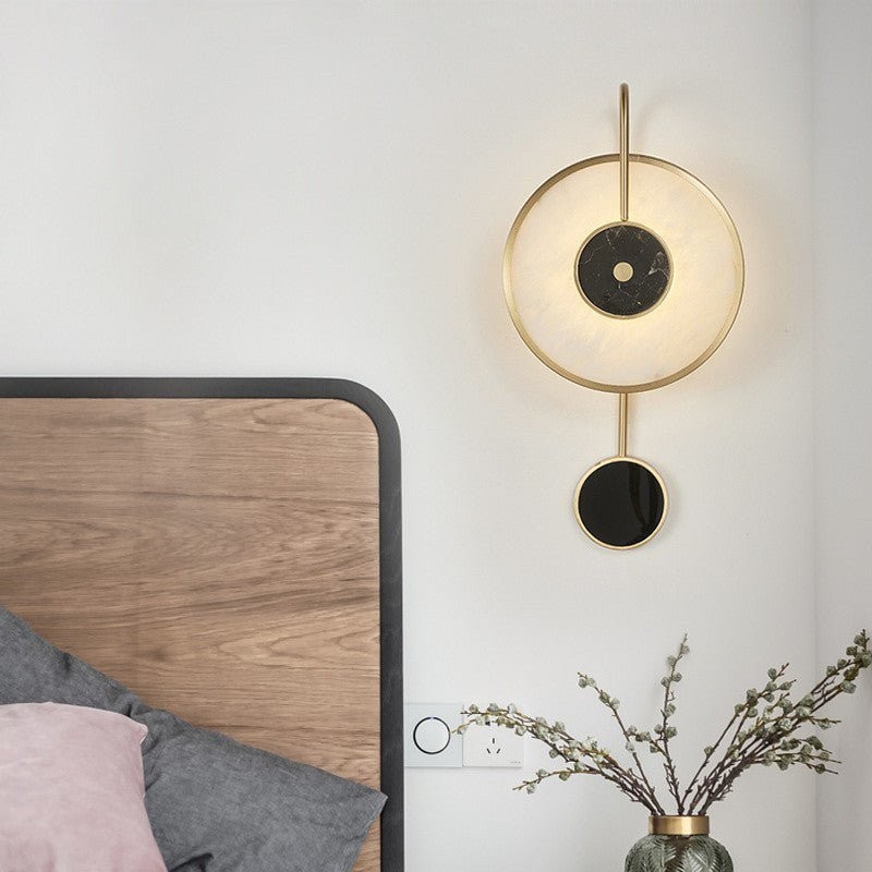 Creatieve schijf metalen wandlamp HL561
