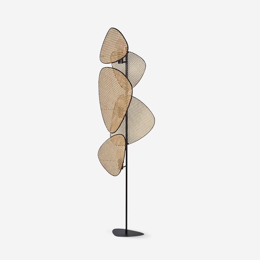 Creatieve natuurlijke rotan vloerlamp HL745