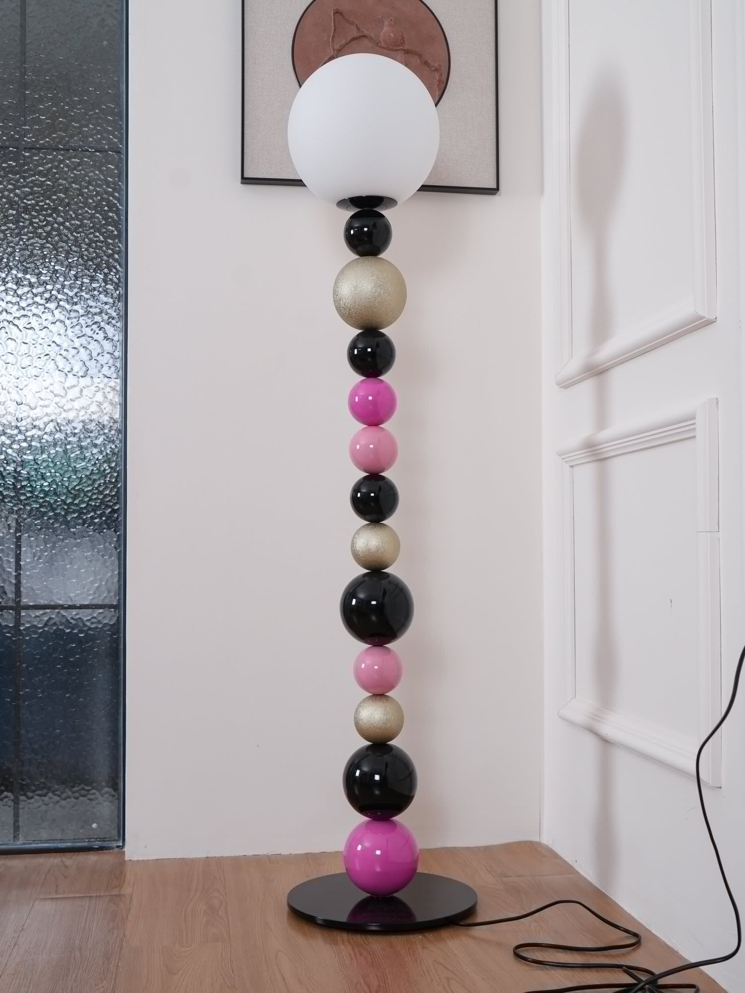 Moderne kalebasbal vloerlamp HL722