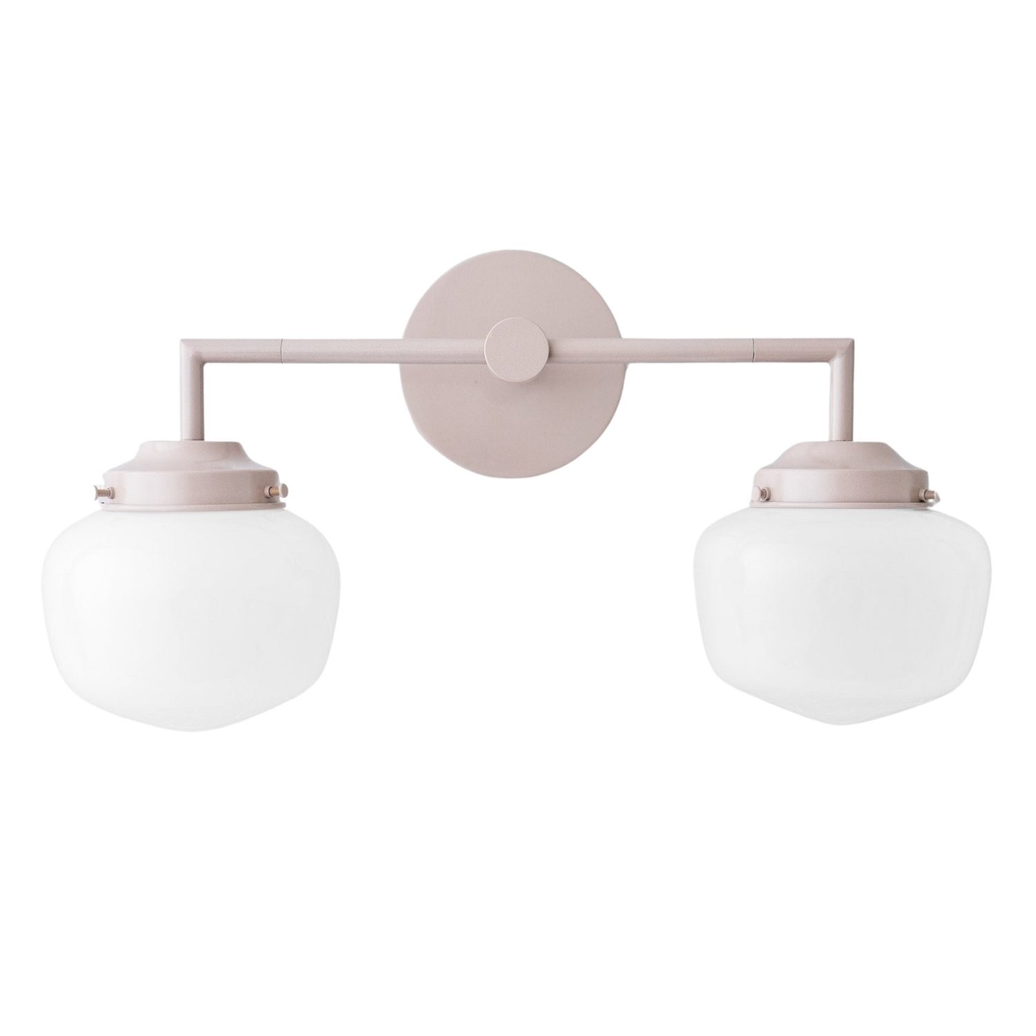 Opaalglazen wastafellamp - Vintage geïnspireerde badkamerwandverlichting HL1666